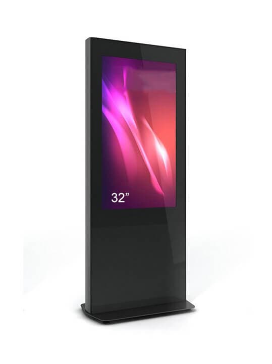Totem de interior Z01, Z01V32N-BBB, pentru display 32",sticla frontala securizata