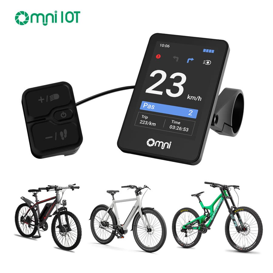 Display e-bike — GPS, 4G/Bluetooth (BLE)