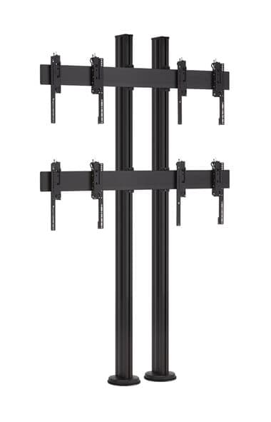 Stand Videowall 2x2 Vogel's FMVW2255 cu prindere in podea, pentru Displayuri 46"-55"