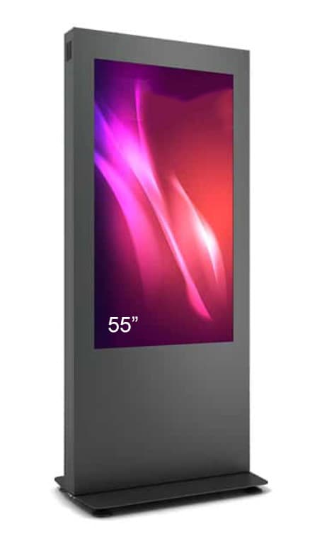 Totem de interior B01, B01V55N-BBB, pentru display 55'', fara sticla securizata frontala